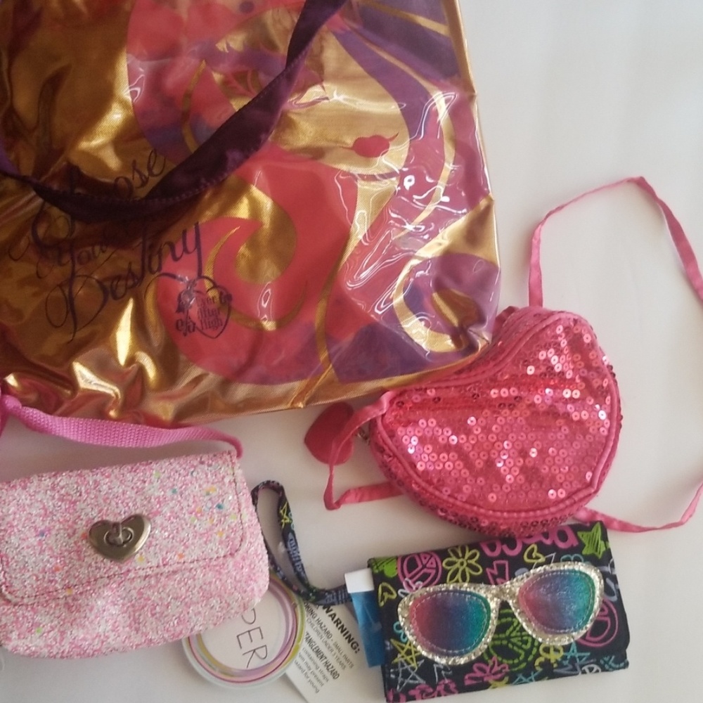 Multiple kids purses and wallets